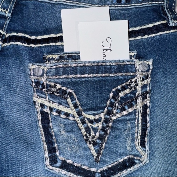 VIGOSS Women’s Dublin Crop Straight Heritage Fit Bermudas Size 5/6 Faded Blue LR - Picture 7 of 13